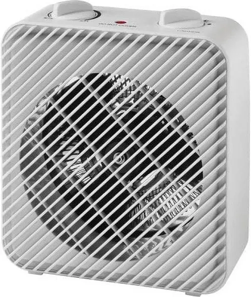 1500W 3-Speed Electric Fan-Forced Space Heater with Thermostat for Indoor Use