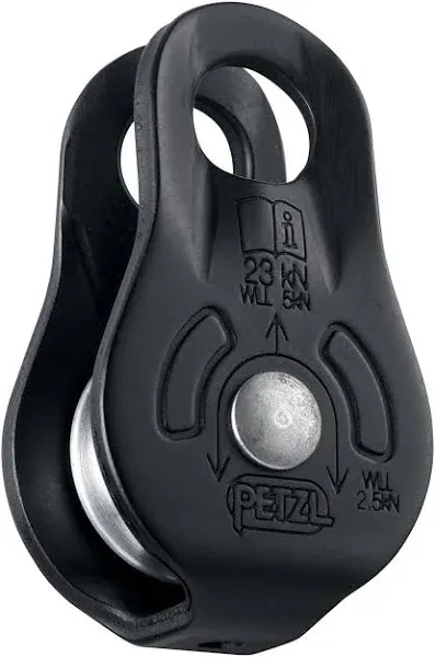 Petzl FIXE Pulley - Versatile Compact Pulley With Fixed Side Plates for Hauling and Rigging