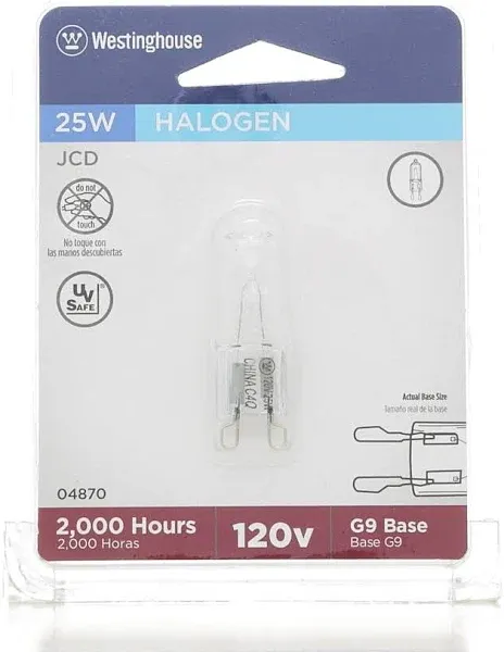 Westinghouse 25-Watt Clear Halogen Light Bulb