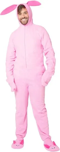 INTIMO A Christmas Story Ralphie Pink Bunny Matching Family Pajama Set Onesie One-Piece Union Suits