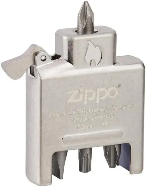 Zippo BIT SAFE 4-in-1 SCREWDRIVER Lighter Insert, 65701 - DEC (L) 2022 NEW!