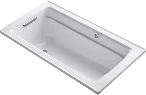 Kohler Archer 60" x 32" Heated BubbleMassage air bath K-1122-GH