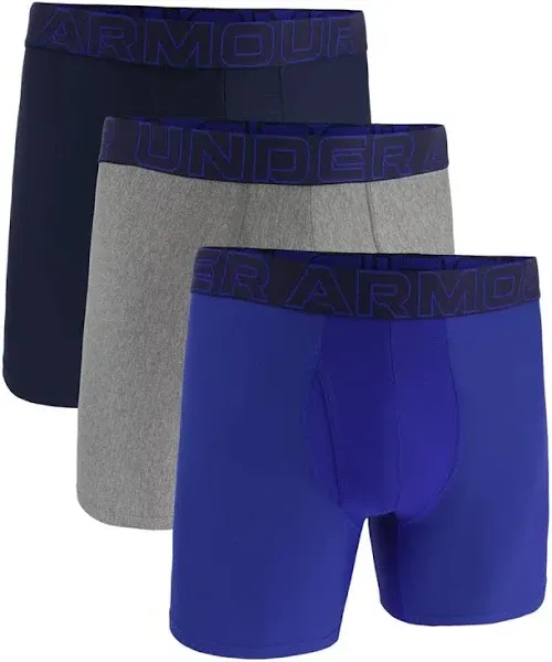 Men's Under Armour Performance Tech 6” Boxer Briefs – 3 Pack