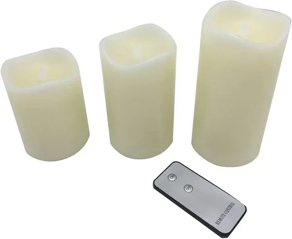 Ashland 3" x LED Flame Pillar Candle