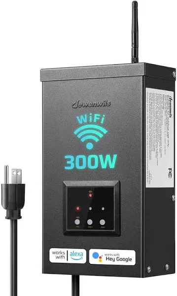 DEWENWILS 300W Wi-Fi Low Voltage Transformer