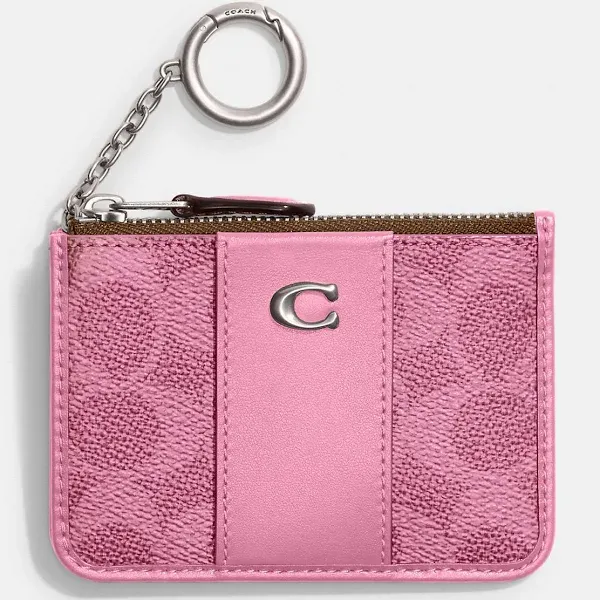 Coach Women's Signature Canvas Essential Mini Id Card Case