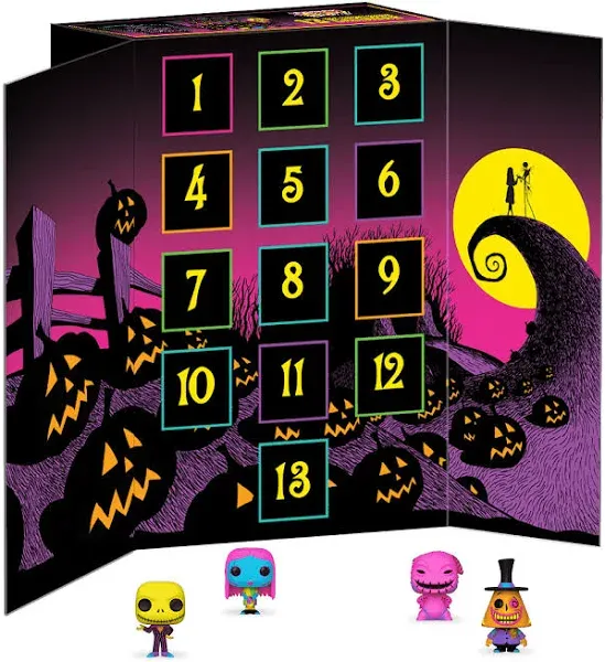 Funko Pop! Advent Calendar: 13 Days - The Nightmare Before Christmas (Blacklight