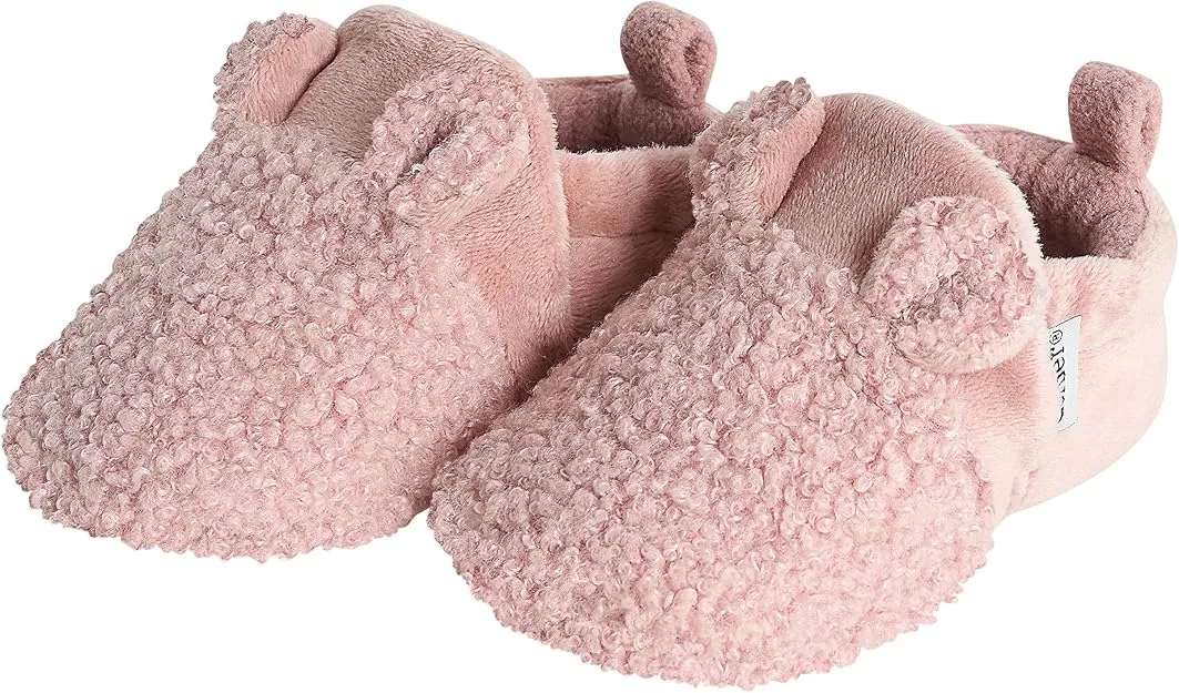 Gerber Baby Cozy Booties - Pink - 0-3 Months