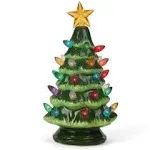 Creative Hobbies Small Vintage Ceramic Christmas Tree