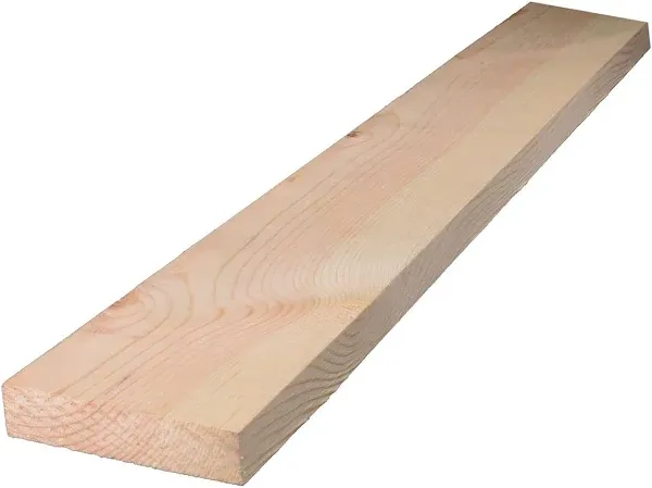 Alexandria Moulding 0Q1X4-70096C 1 x 4 in. 8 ft. Common Pine Board