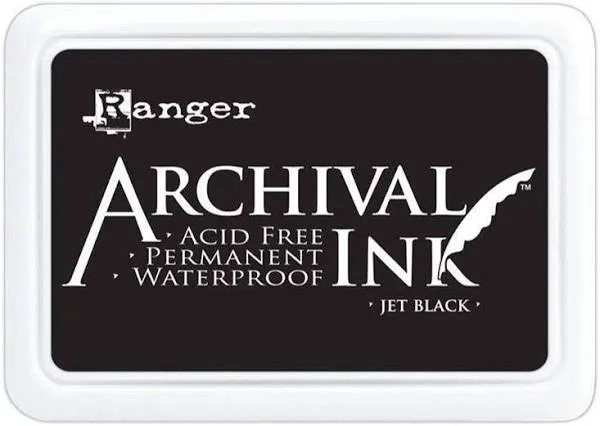 Ranger Archival Jumbo Ink Pad Jet Black A3p06701