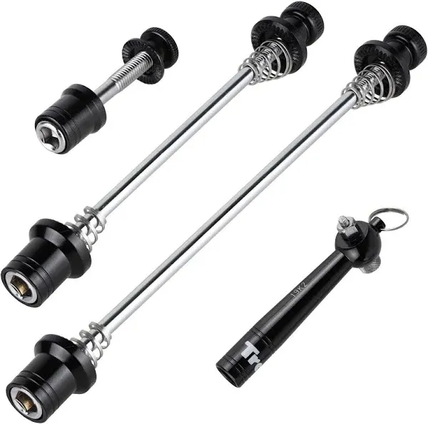 Cyclingdeal Bike Bicycle Road Mountain Anti-Theft Secure-Lock Skewers Axle Set