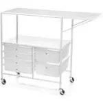 Simply Tidy Essex Rolling Cart, White