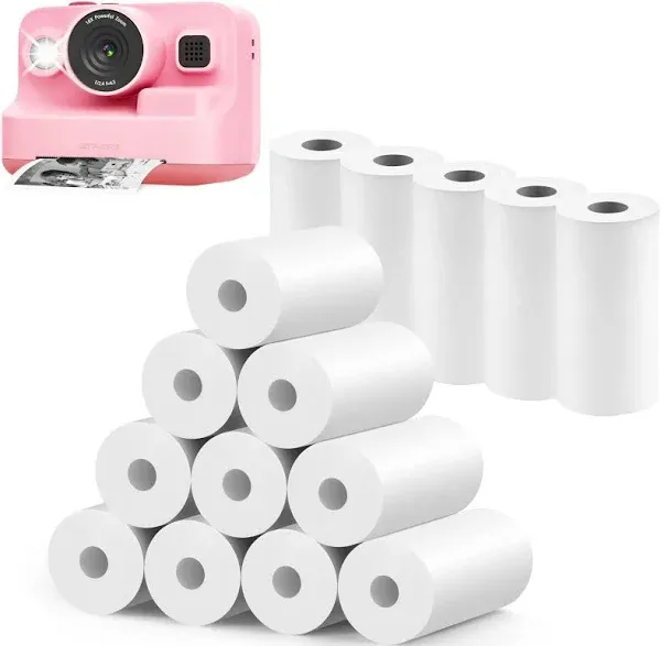 Miarala 15 Rolls Instant Camera Refill Print Paper HD Paper Camera