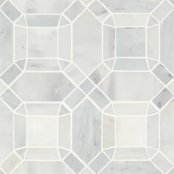 Bedrosians Tile & Stone Monet Honed Marble Mosaic 1 Tile