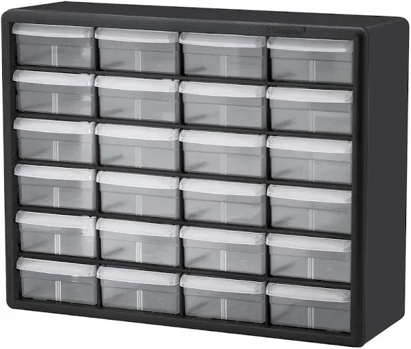 Akro-Mils 24-Drawer Plastic Parts Storage Hardware Craft Cabinet