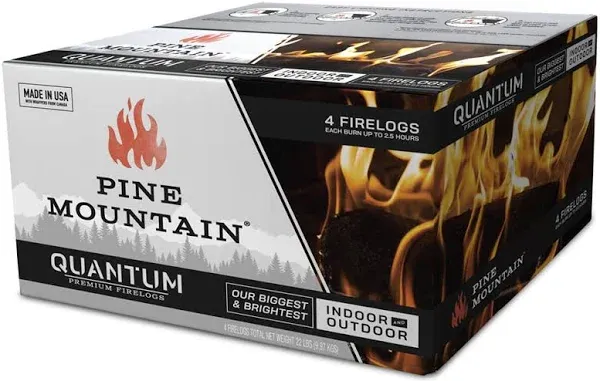 Pine 800-000-186 Mountain Quantum Fire Log, 24 BTU