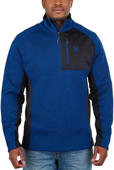 Spyder Men's Half Zip Knit Sweater Gait