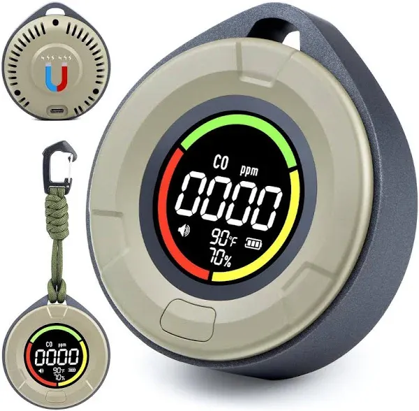 3-in-1 Portable Carbon Monoxide Detector