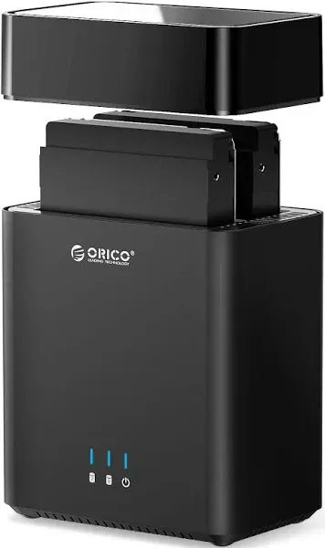 ORICO DS200C3-BK 3.5 inch 2 Bay Magnetic-type Type-C Hard Drive Enclosure