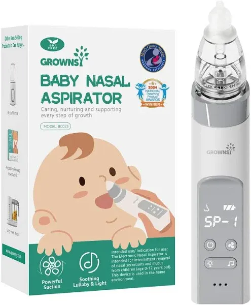 Electric Nasal Aspirator for Baby, Nose Toddlers, Green 