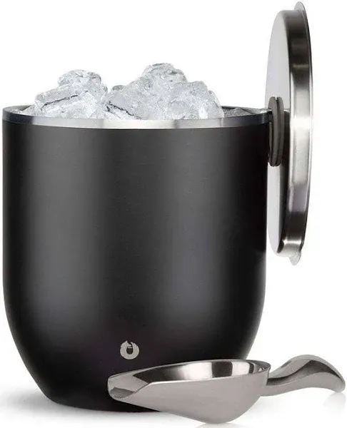 Premium Vacuum Insulated Stainless Steel Ice Bucket with Lid/Scoop