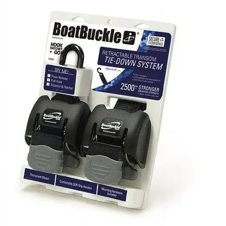 BoatBuckle G2 Retractable Transom Tie-Down