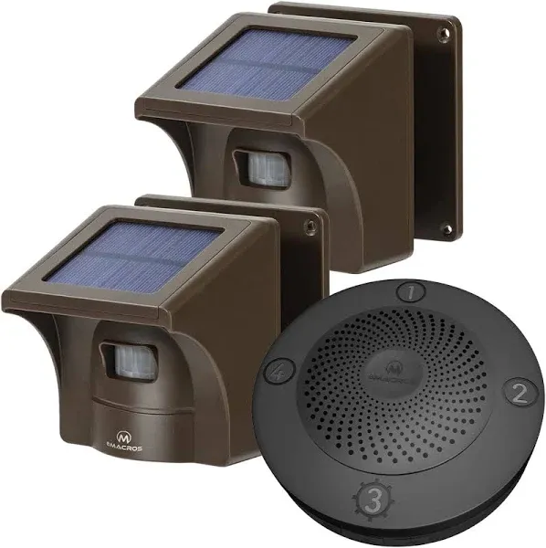 eMACROS Solar Wireless Driveway Alarm