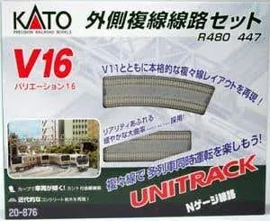 Kato 20-876 Unitrack V16 N Scale Outer Double Line Set