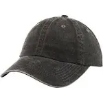 Port Authority LPWU Ladies Garment Washed Cap - Black