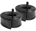 2-Pcs 24" Heavy Duty Bike Tire Tubes 24x1.75/2.25 AV32mm Schrader Valve 45/57-507 Inner Tubes Compatible with 24 x 1.75 24x1.95 24x2.10 24x2.125 24 x