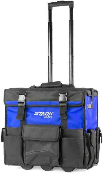 Stark 20" Rolling Wide Mouth Tool Bag with Divider