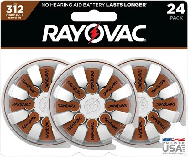 Rayovac Proline Advanced Hearing Aid Batteries