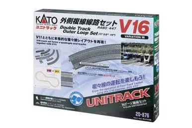 Kato Unitrack Variation Set V16 Double Track Outer Loop Set