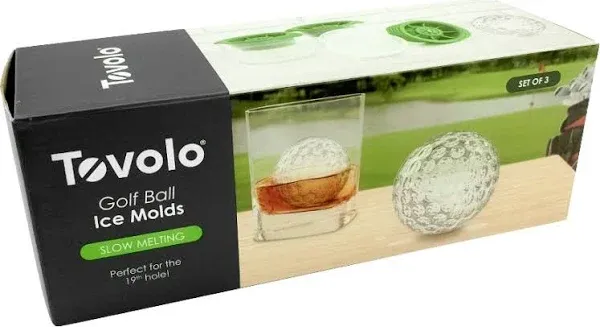 Tovolo Golf Ball Ice Molds Set of 3