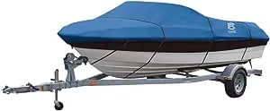 Classic Accessories Stellex All Seasons Boat Cover, Fits Boats 16' - 18.5' L x 98" W, Trailerable Boat Cover with Polyester Fade-Resistant Fabric, Model C