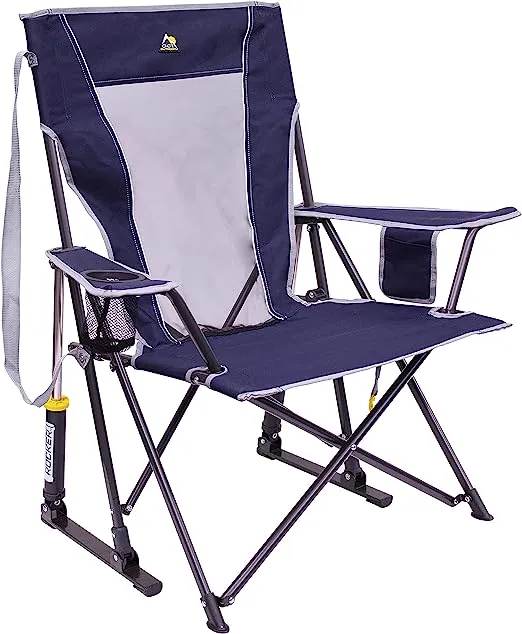 GCI Outdoor Kickback Heathered Indigo Rocker