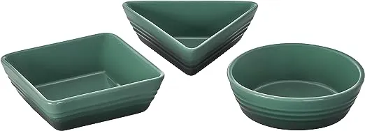 Le Creuset Stoneware Set of 3 Tapas Dishes