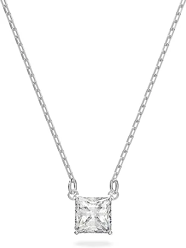 Swarovski Attract Rhodium Plated Necklace