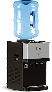 Brio Limited Edition Top Loading Water Cooler Dispenser - Hot & Cold Water, Chil