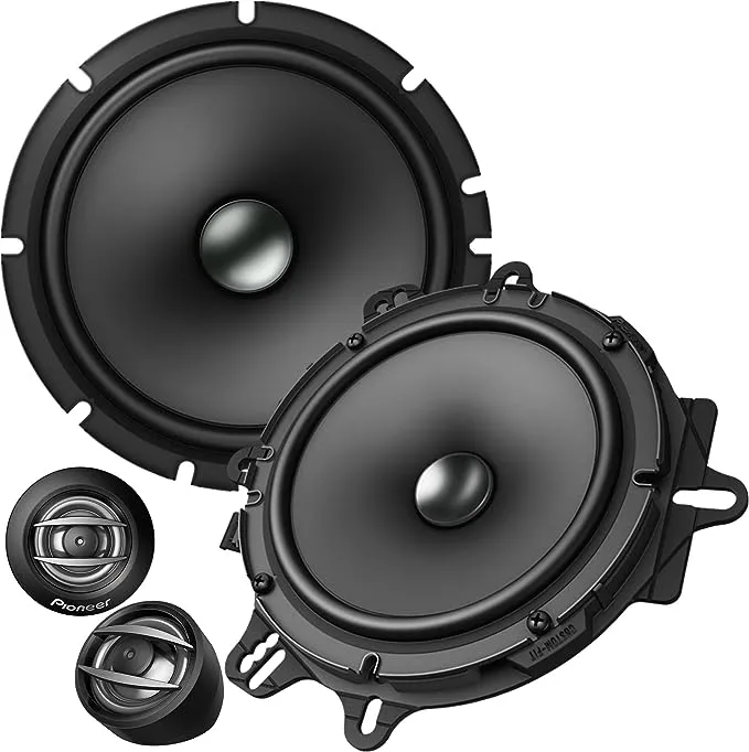 Pioneer Ts-a1607c A-Series 6.5" 2-Way Component Speaker System