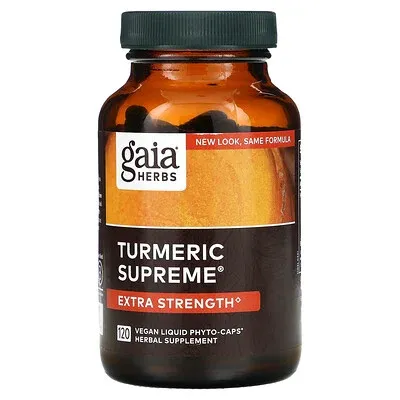 Gaia Herbs Turmeric Supreme: Extra Strength 60 Caps