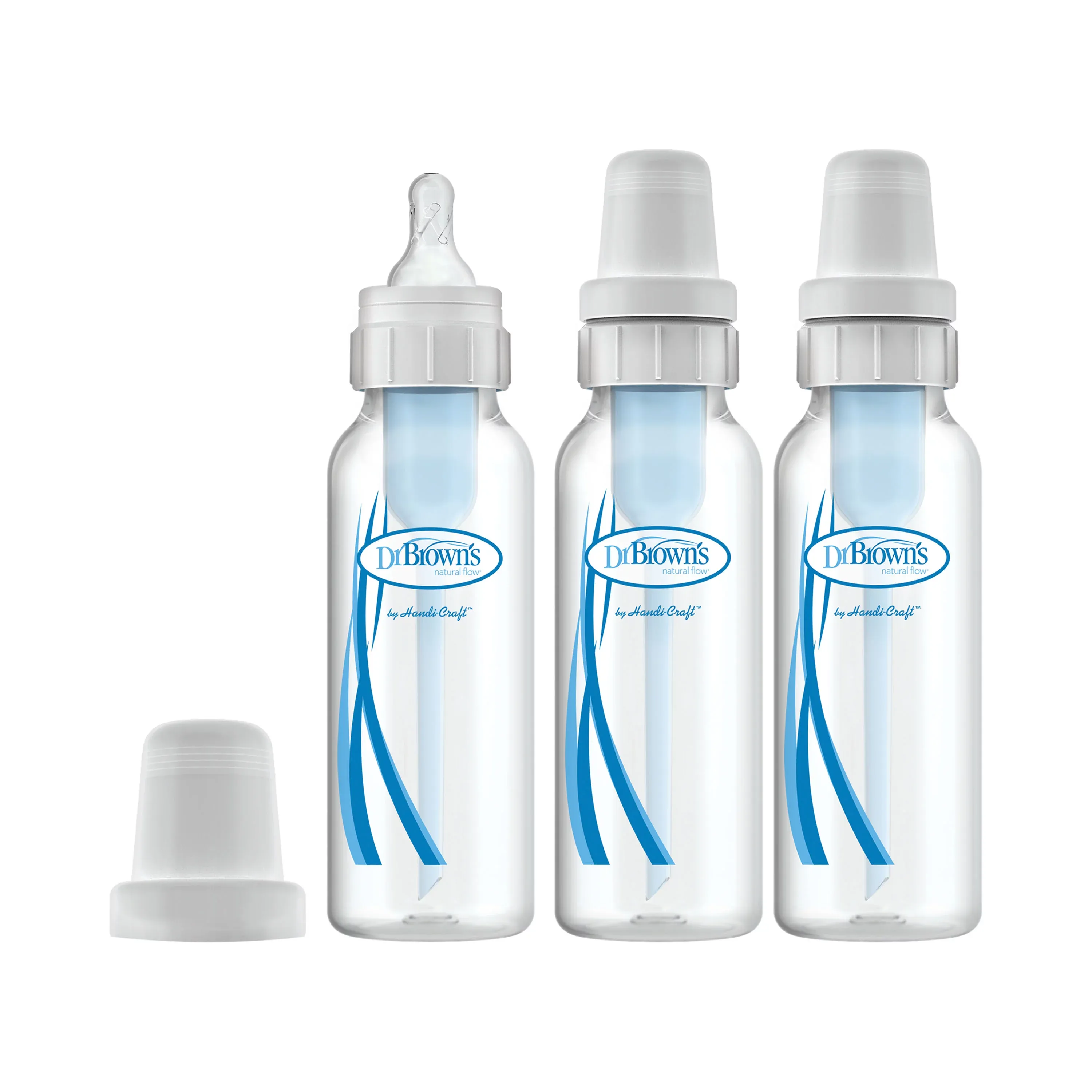 Dr. Brown's Natural Flow Bottle 3-Pack, 8 oz.