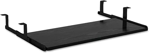 Alera Valencia Series Underdesk Keyboard/Mouse Shelf, Black