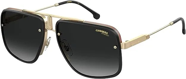 Carrera Glory Ii Metal Full Frame Unisex Sunglasses, 0RHL Gold Black