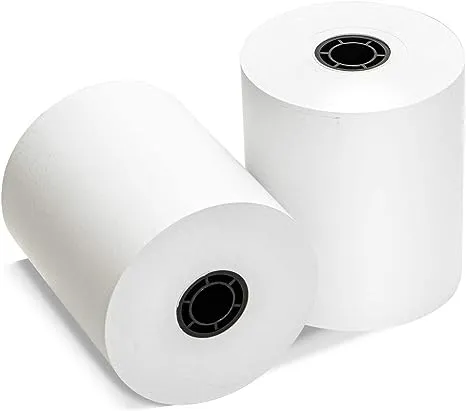 (50 Rolls) BPA FREE ROLLXY Thermal Paper - 3-1/8 x 230 Feet (CT-S300) 46 GSM …