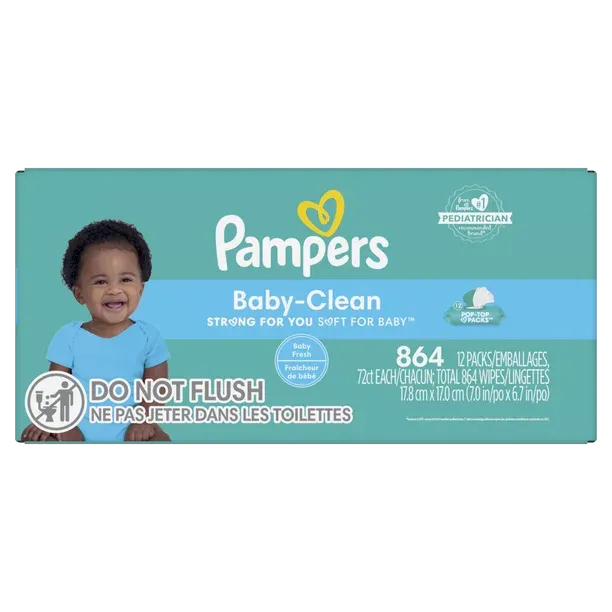 Pampers Baby Wipes Fresh Clean