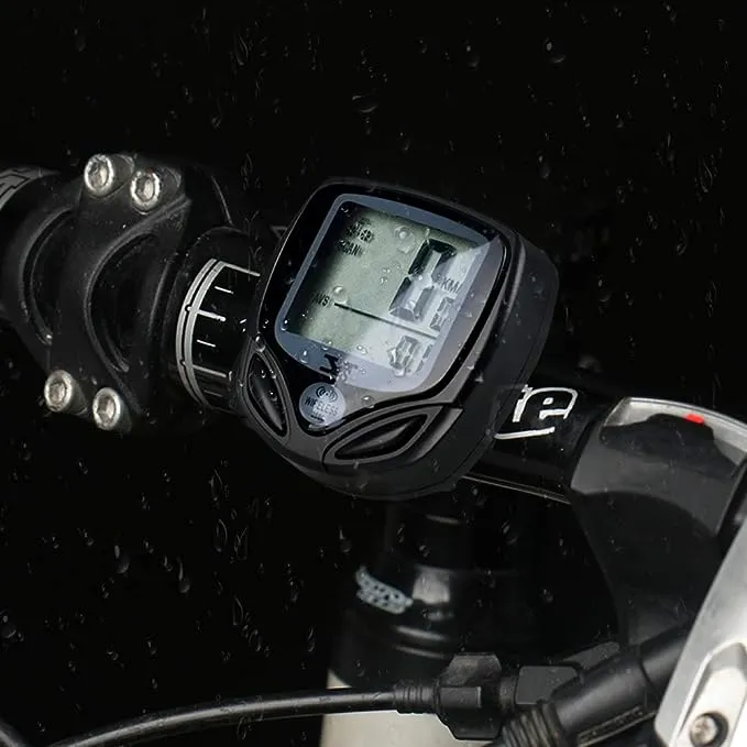 YS SY Bicycle Speedometer and Odometer Wireless Waterproof Cycle Bike Computer with LCD Display & Multi-Functions