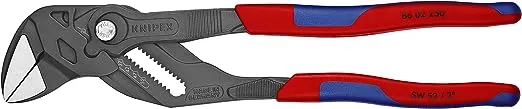 KNIPEX 10" Pliers Wrench, Ergonomic Grip