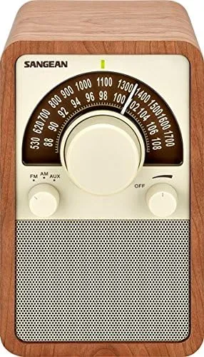 Sangean WR-15WL Am FM Wooden Radio Walnut